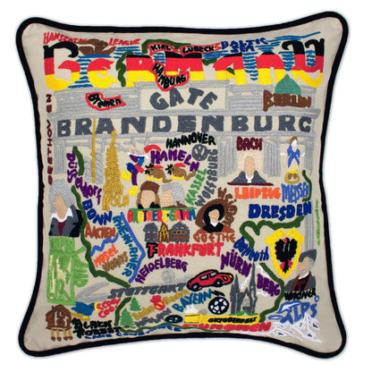 Midwest City Embroidered Decorative Throw Pillow