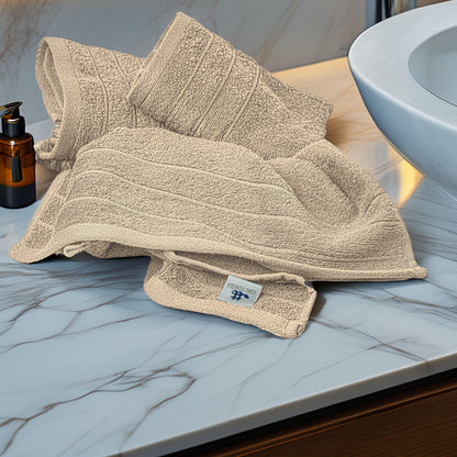 Soft Cotton Hand Towel Set Quick-Dry 6-Pack
