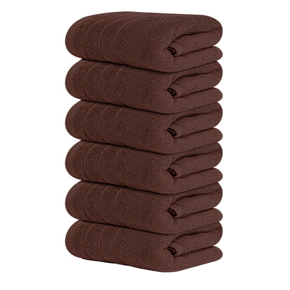 Soft Cotton Hand Towel Set Quick-Dry 6-Pack