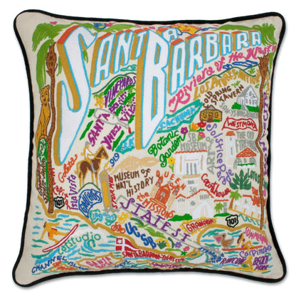 Midwest City Embroidered Decorative Throw Pillow