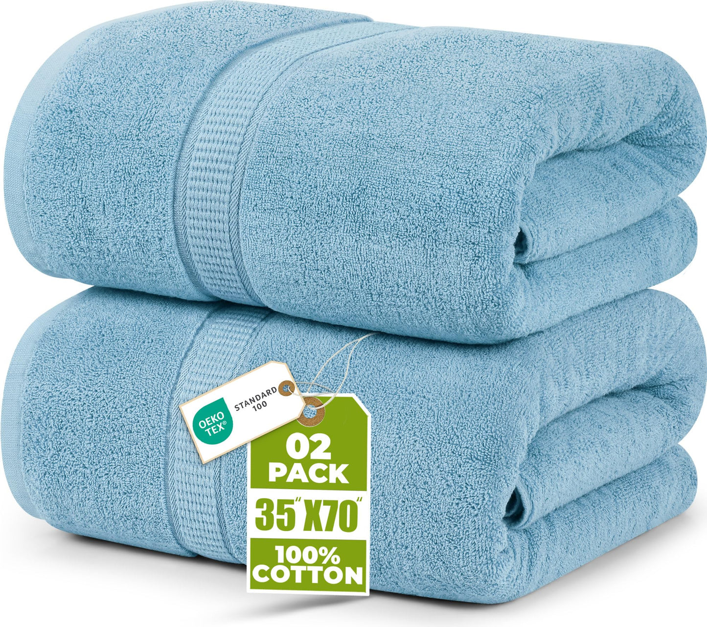 Jumbo Cotton Bath Sheet Extra Large Soft Quick-Dry