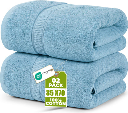 Jumbo Cotton Bath Sheet Extra Large Soft Quick-Dry