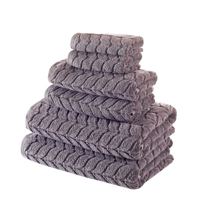Turkish Cotton Towel Set Soft Plush Jacquard Design