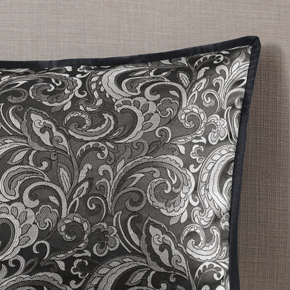 Paisley Comforter Set with Curtains 24-Piece Bedding