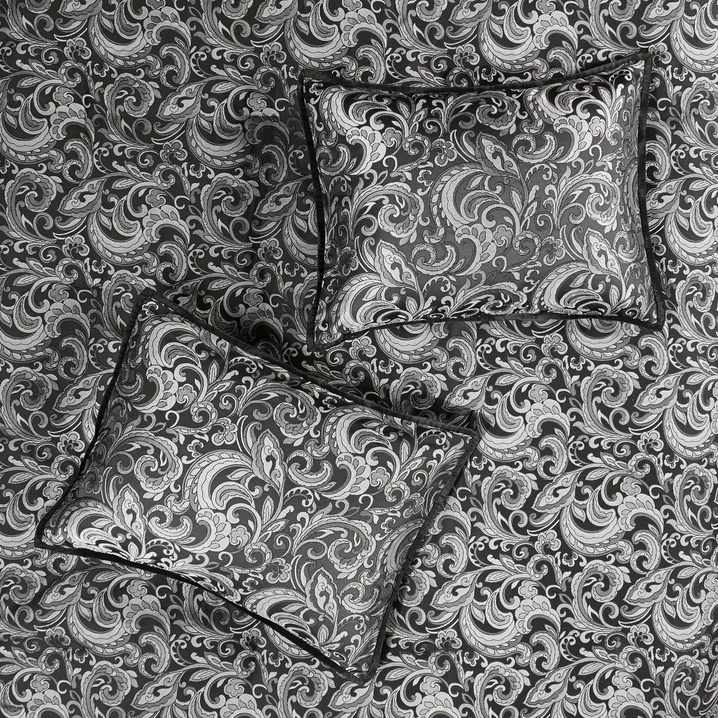 Paisley Comforter Set with Curtains 24-Piece Bedding
